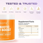 GoBiotix Fiber Supplement Powder with Prebiotics for Digestive Health and GLP-1 Support, Soluble Fiber for Gut Health & Debloat, Keto, Vegan, Gluten & Sugar Free, 35 Servings (2 Pack)