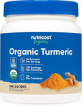 Nutricost Organic Turmeric Root Powder 1 LB (16oz) - Certified USDA Organic, Food Grade, Gluten Free, Non-GMO