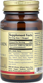 Methylcobalamin (Vitamin B12) 5000 mcg Solgar 30 Nugget