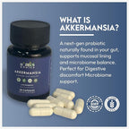 HAZEL'S Choice akkermansia probiotic – 30 Capsule Bottle – Vegan - Non-GMO - No Refrigeration Needed - No Preservatives – probiotico akkermansia – Gut-Friendly Daily Routine