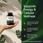 NatureBell PQQ with CoQ10-240 Capsules - 40mg Active PQQ with 10mg Coenzyme Q10 - Cellular Energy & Cognitive Function Support - Antioxidant Nutrients for Heart & Brain Health*
