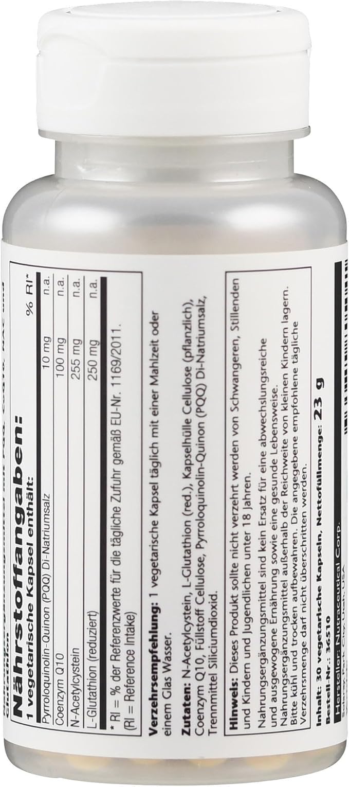 Solaray PQQ CoQ10, Heart Health Support, 30ct
