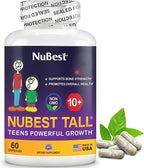 NuBest Tall 10+ - Advanced Bone Strength Formula - Supports Immunity, Healthy Development & Optimal Wellness - for Children (10+) & Teens Who Drink Milk Daily | Pack 3 | 3 Months Supply