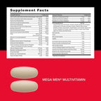 GNC Mega Men Performance and Vitality Vitapak Program, Convenient Complete Nutrition, 5 Products in 1 Packet, Circulation, Blood Flow, Prostate Health, Stronger Drive, 30 Packs