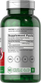 Horbäach Beet Root Powder Capsules | 220 Pills | Herbal Extract | Non-GMO, Gluten Free Supplement
