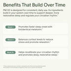 Seed PM-02 Sleep + Restore - Sleep Aid for Women & Men - Non-Habit Forming Bioidentical Melatonin & Ashwagandha - Vegan & Shelf-Stable - 30 Capsules (30-Day Supply)