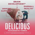 MARYRUTH'S Organics CoComelon Toddler Kids Multivitamin with Iron | Immune Support | Toddler Vitamins | USDA Organic | Sugar Free | Multivitamin Liquid Drops for Kids Ages 1-3 | Vegan | 1 Fl Oz