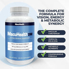 Macuhealth Daily Metabolic Triple Carotenoids, with EPA/DHA Omega-3 - Vital Minerals with Zinc – 180 Softgels for Long-Lasting Use