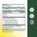 MegaFood 2000mg Fish Oil Omega 3 Supplements - Burp-Less & Lemon Oil Infused - Heart, Brain, Eye, Joint & Immune Support Supplement - 1200mg EPA & DHA Per Serving - 90 Softgels, 45 Servings