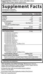 Garden of Life Dr. Formulated Probiotics Organic Kids+ Plus Vitamin C&D-Watermelon-Gluten,Dairy&Soy Free Immune-&Digestive Health Supplement,No Added Sugar,30 Chewables (Shelf Stable),(Pack of 2)