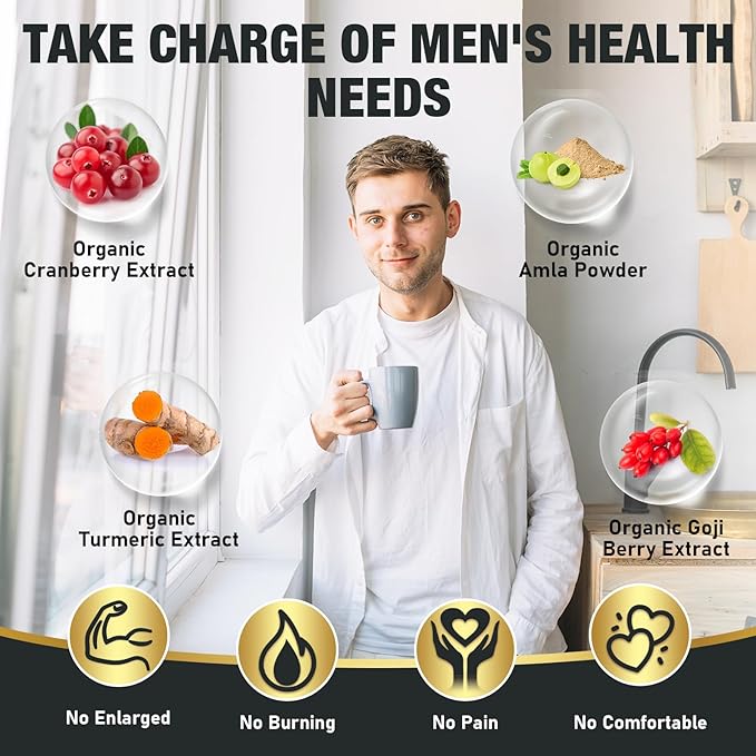 Probiotics for Men 500 Billion CFU, 16 in 1 Advanced Mens Probiotics for Digestive Health, lmmune & Metabolism, Gut Health - Men's Probiotic with Turmeric, Cranberry, 120 Probiotics Caps