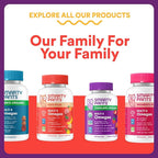 SmartyPants Kids Immunity Elderberry Gummies: Kids Immune Support Supplement, Vitamin C, Vitamin D, Vitamins B6 & B12 and Zinc, Gluten Free, Elderberry Flavor, 60 Count (30 Day Supply)