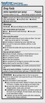 NasalCrom Nasal Spray Allergy Symptom Controller | 200 Sprays | .88 FL OZ,(Pack of 4)