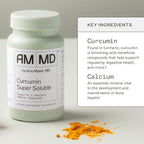 Amy Myers MD Curcumin Super Soluble - Supports Immune Health, Gut Integrity & Liver Detox Pathways - BCM-95 Turmeric - High Bioavailability - 60 Capsules (60 Servings)
