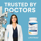 Lipotriad Heyedration Eye Vitamins - 60 Softgels, 30-Day Supply - Omega 3 Supplement with Vitamin E & Organic Flaxseed Oil