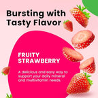 2 Pack Iron Gummies with Multivitamin, Iron Supplement for Women & Men with Zinc, Vitamin B Complex & C, B12, Folate - Blood Builder & Energy Support for Adults & Kids - Strawberry Flavor, Vegan 120ct