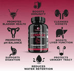 THE ENCLARE NUTRITION D Mannose Capsules|1000mg with Cranberry Pills for Women & Men, Hibiscus & Dandelion. Fast-Acting Urinary Tract Health, Bladder Control, Liver Support, Kidney Cleanse & Detox(2)