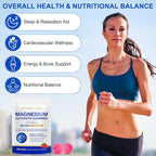 Magnesium Glycinate Gummies 400mg, for Women and Men, Body Support and Relaxation, 60 Gummies
