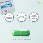 Ved Eye Complex, Lutein, Meso-Zeaxanthin, Zeaxanthin, NZ Blackcurrant, Bilberry, Goji Berry, 90 Vegan Capsule (3 Months Supply)