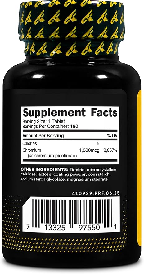 PrimaForce Chromium Picolinate 1000mcg, 180 Tablets