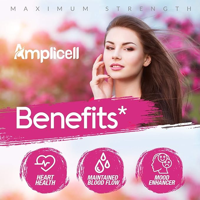 Women’s Vitality & Libido Support – Hormone, Mood & Energy Balance with Maca, Dong Quai, Ginseng, Ashwagandha & Herbal Aphrodisiac Blend – 60 Capsules
