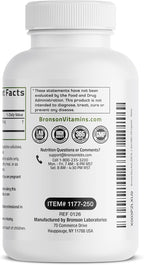 Bronson Maca Root Lepidium Meyenii Non-GMO, 250 Vegetarian Capsules