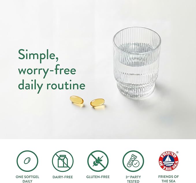 GENUINE HEALTH Triple Strength D3 Omega3, 60 CT