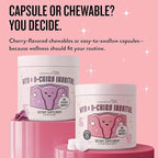 Legendairy Milk Myo Inositol and D Chiro Inositol Supplement for Women, 40:1 Ratio, PCOS Fertility Support, Hormone Balance, Sugar Free Vegan Chewable Tablets, Cherry Flavor, 90 Day Supply, Pack of 3