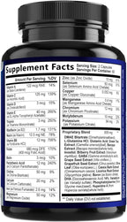 Brain Memory Supplement - 3X Strength Nootropics for Concentration, Clarity & Focus Support - Brain Health Cognitive Vitamins with Bacopa, Phosphatidylserine & DMAE, Brain Booster Pills, 120 Capsules