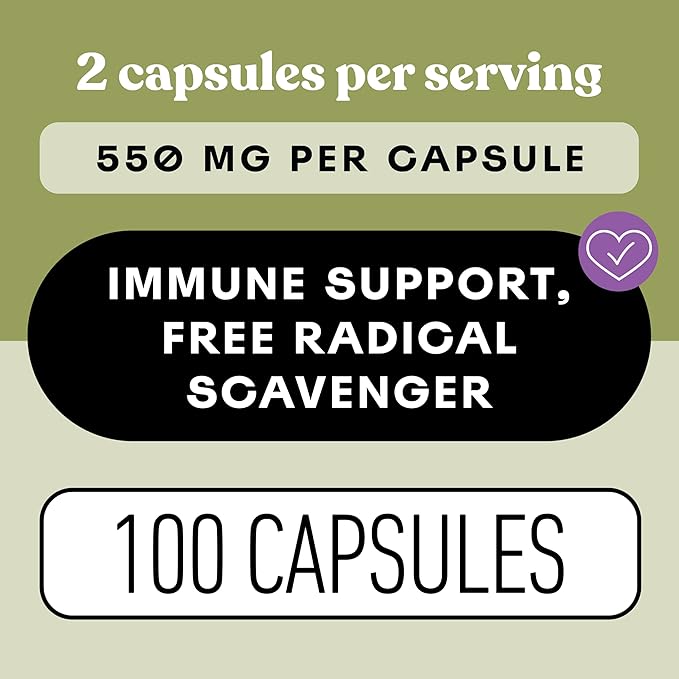 Organic Olive Leaf Extract Capsules 550mg - Pure Olive Leaf Extract Organic Formula, Immune & Digestive Support Supplement, 1100mg Serving, Vegan Non GMO, No Fillers, 100 Olive Leaf Capsules Made USA