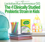 Culturelle Kids Probiotic + Fiber Packets (Ages 3+) - 60 Count - Digestive Health & Immune Support - Helps Restore Regularity
