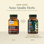 Gaia Herbs Turmeric Supreme Extra Strength - Supports Occasional Discomfort from Normal Wear & Tear* - with Turmeric Curcumin & Black Pepper - 60 Vegan Liquid Phyto-Caps (Up to 60 Servings)