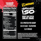 Mutant ISO Surge Whey Protein Isolate Powder Acts Fast to Help Recover, Build Muscle, Bulk and Strength, 1.6 lb - Strawberry Milkshake