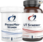 Designs for Health Vaginal Probiotic & UT Support Bundle - ProbioMed Women Probiotic (30 Capsules) for Gut Health & Vaginal pH, UT Synergy (60 Capsules) Urinary Tract Support with Hibiscus & D-Mannose