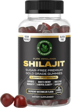 30,000 MG Pure Organic Shilajit Gummies for Men & Women, Sugar-Free Supplement with 85+ Trace Minerals & Fulvic Acid, Supports Energy, Immunity, Cognitive Performance & Mood, 60 Gummies Pack of 1
