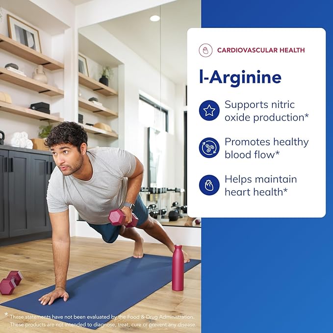 Pure Encapsulations L-Arginine - 1,400 mg - Support Nitric Oxide Production - Heart Health & Blood Flow - Gluten Free & Non-GMO - 90 Capsules