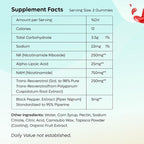 NAD Gummies, NAD Supplement 1000MG, Suger Free NAD+ Gummies, Nicotinamide riboside Resveratrol, Vitamin b3, Anti Aging Supplement, Energy Brain Boost, Watermelon Flavor