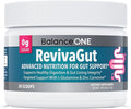Balance ONE L-Glutamine Powder & Zinc Carnosine Supplement – Leaky Gut Repair Formula with Slippery Elm, DGL Licorice, Marshmallow & Aloe Vera – Digestive Lining Support – 1 Month Supply – RevivaGut