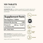 Solgar Vitamin B1 (Thiamin) 500 mg, 100 Tablets - Energy Metabolism, Healthy Nervous System, Overall Well-Being - Super Potency - Non-GMO, Vegan, Gluten Free, Dairy Free - 100 Servings, (Pack of 2)