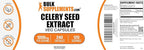 BulkSupplements.com Celery Seed Capsules - Celery Seed Supplement, Celery Seed Extract - Gluten Free, 2 Capsules per Serving, 240 Veg Capsules (Pack of 1)