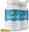 Synocell Glucosamine Chondroitin Complex 2 Pack Back, Neck, and Joint Support Supplement with Boswellia, Quercetin, & MSM - Renew Your Joints from the Inside Out - Move with Freedom and Ease