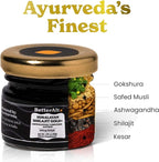 Better Alt Pure Himalayan Shilajit Gold+(30gm)|Enhances Recovery & Boosts Strength|16,000 ft Sourced Blend with Ashwagandha, Safed Musli,Gokshura|Shilajit gold for men & women|Vegan & Lab Tested-600mg