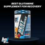 BPI Sports Best Glutamine Supplement, L Glutamine Powder for Gut Health, Muscle Recovery and Immune Support – 6 Advanced Glutamine Types + Vitamin C – 50 Servings – Berry Citrus Flavor