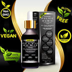 Fulvic Humic Mineral Blend – 180 Servings | Superior X935 Humic and Fulvic Acid Supplement | 77+ Trace Mineral Drops with Electrolytes | Improve Gut Health, Leaky Gut Repair with Fulvic Acid Organic