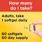 Nature Made Vitamin C 500 mg, Dietary Vitamin C Supplement for Immune Support, 60 Softgels, 60 Day Supply