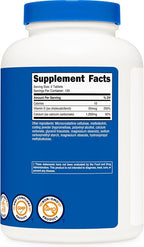 Nutricost Calcium with Vitamin D, 240 Tablets - Calcium (1200mg) Vitamin D (50mcg) Per Serving - Non-GMO, Gluten Free