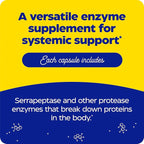 Enzymedica, SerraGold, Supports Recovery, Immune and Cardiovascular System, Natural Supplement, 120 Count (FFP)