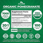 Zazzee Ultimate Anti Aging Antioxidant Bundle | USDA Organic Pomegranate with Polyphenol Rich Blueberry and Super Concentrated Grape Seed Extract Capsules | Non-GMO Vegan & ISO Lab Tested