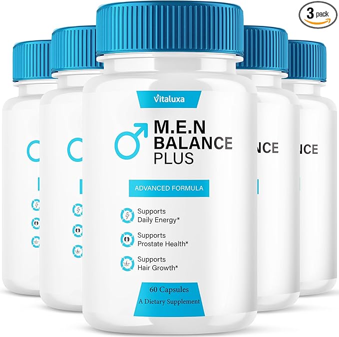(5 Pack) Men Balance Plus Capsules, MenBalance Supplement Pills with Advanced Max Strength, Triple Action Formula Performance Support Capsulas, Natural Premium Ingredients Menbalanced+ Reviews (300ct)