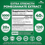 Zazzee Ultimate Anti Aging Antioxidant Bundle | Polyphenol Rich 10:1 Blueberry Extract and Super Concentrated Grape Seed with 20:1 Extra Strength Pomegranate Extract | Non-GMO Vegan & ISO Lab Tested